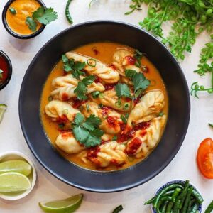 Chicken jhol momo